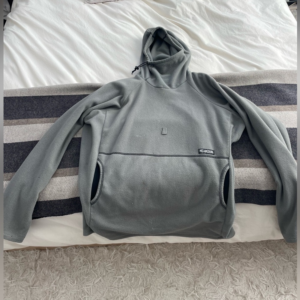 Men’s XXL grey melenzana wind pro hoodie
